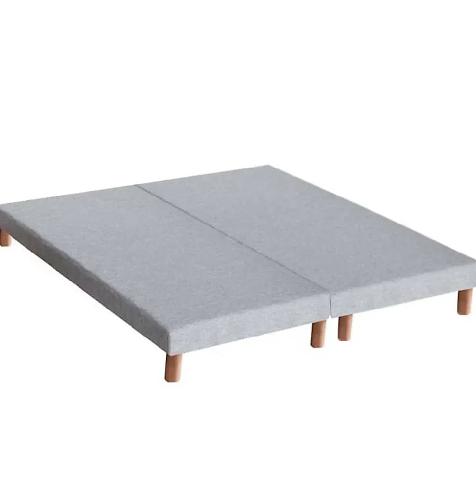 Pack matelas ressort et visco et 2 sommiers couette oreiller 180x200