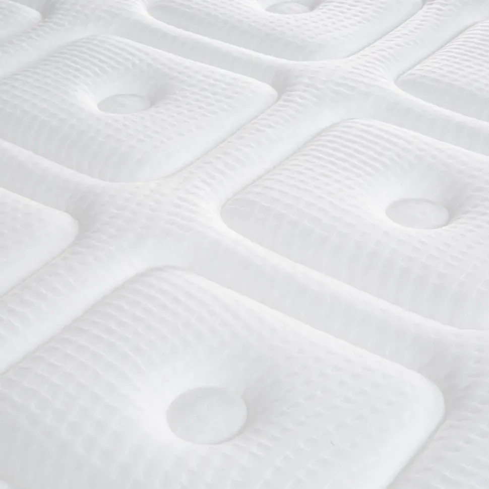 Pack Montesquieu 180x200 cm Matelas Ressorts + Sommier Bois + Accessoires