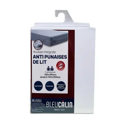 Pack Privilège 90x200 cm Matelas Ressorts + Sommier Bois + Protège matelas anti punaise