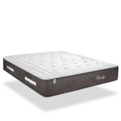 Pack Privilège 90x200 cm Matelas Ressorts + Sommier Bois + Protège matelas anti punaise
