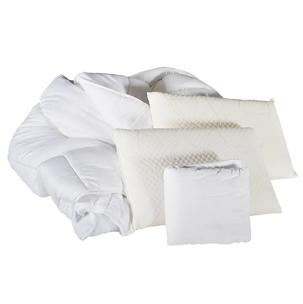 Pack Reina 2.0 180x200 cm Matelas Ressorts + Sommier Bois + Accessoires