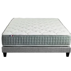 Pack ressort 7 zones sommier couette oreiller 160x200