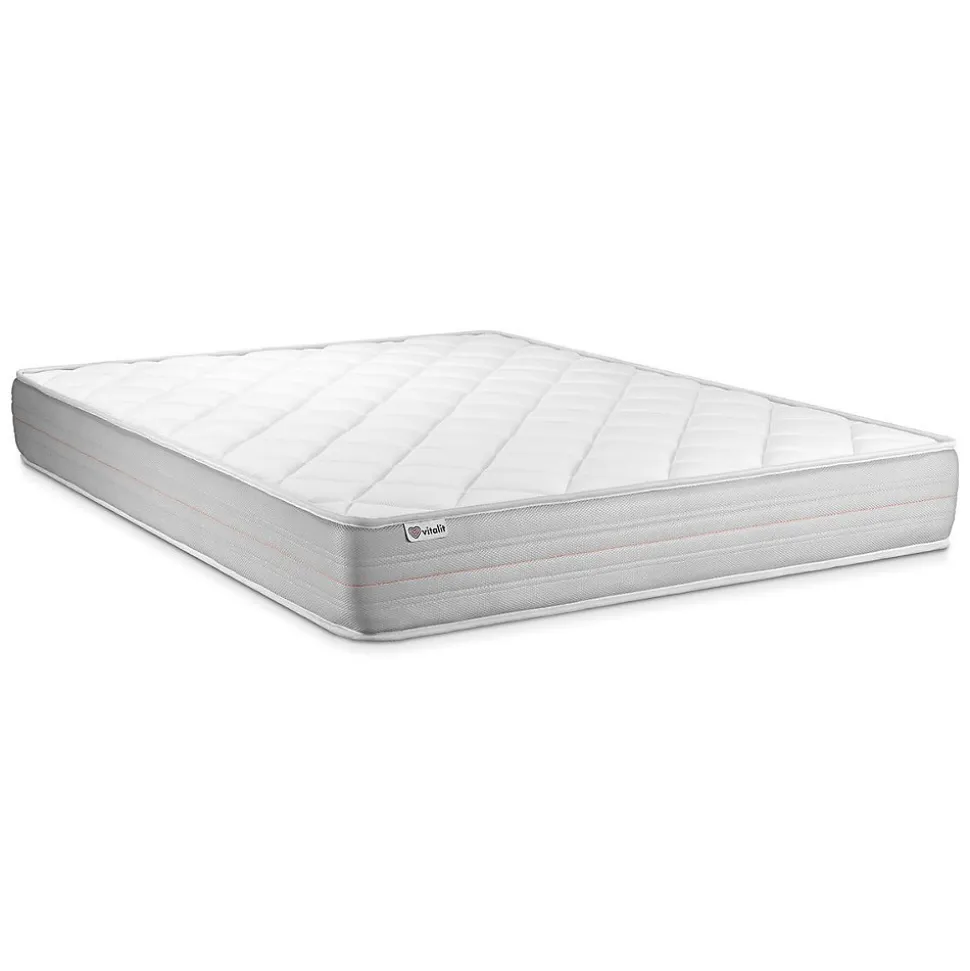 Pack sommier kit matelas Mousse polyuréthane à mémoire de forme avec couette et oreillers