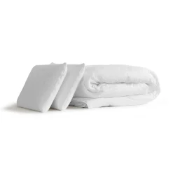 Pack sommier kit matelas Ressorts ensachés avec couette et oreillers