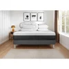 Pack sommier kit matelas Ressorts ensachés et mémoire de forme avec couette et oreillers
