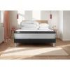 Pack sommier kit matelas Mousse polyuréthane à mémoire de forme avec couette et oreillers