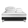 Pack sommier kit matelas Mousse avec couette et oreillers