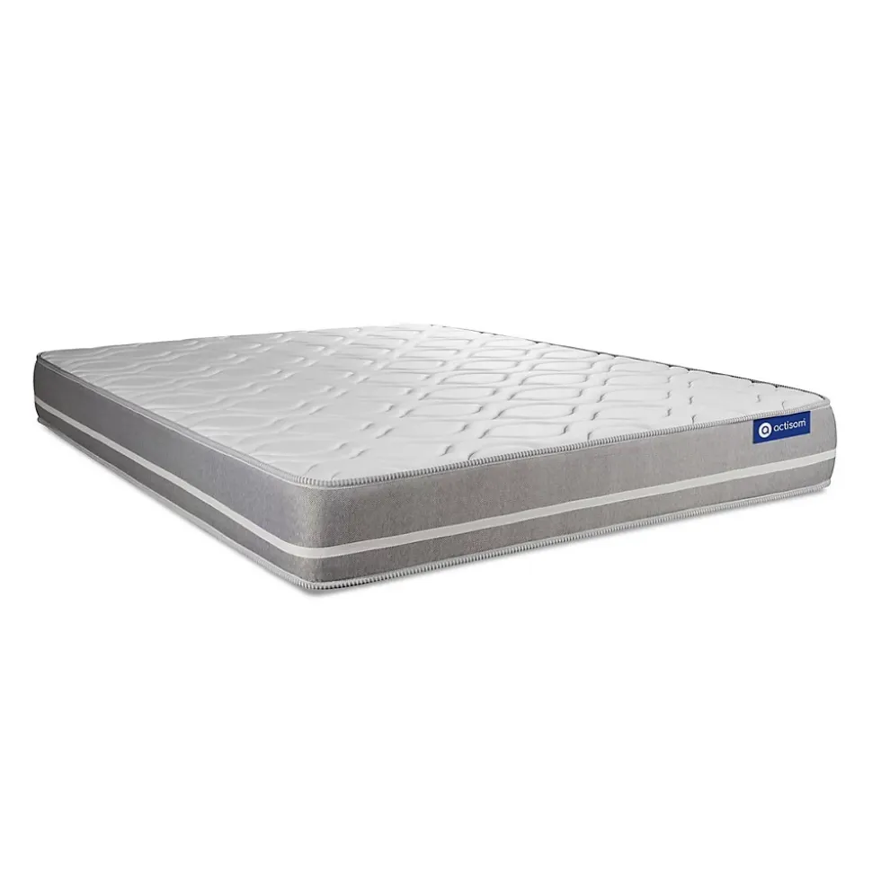 Pack sommier kit matelas Latex et mémoire de forme avec couette et oreillers