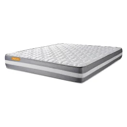 Pack sommier tapissier matelas Mémoire de forme avec couette et oreillers