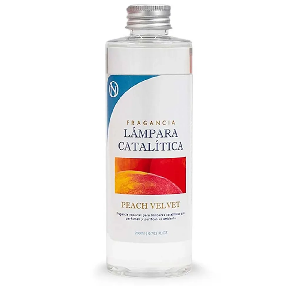Parfum Peach Velvet pour lampe catalytique (500 ml) - Élimine les mauvaises odeurs, parfume et nettoie l'environnement