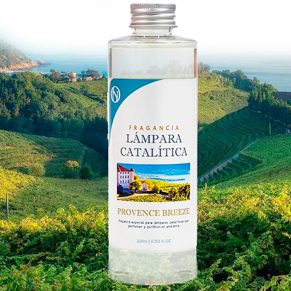 Parfum Provence Breeze pour lampe catalytique (200 ml) - Élimine les mauvaises odeurs, parfume et nettoie l'environnement
