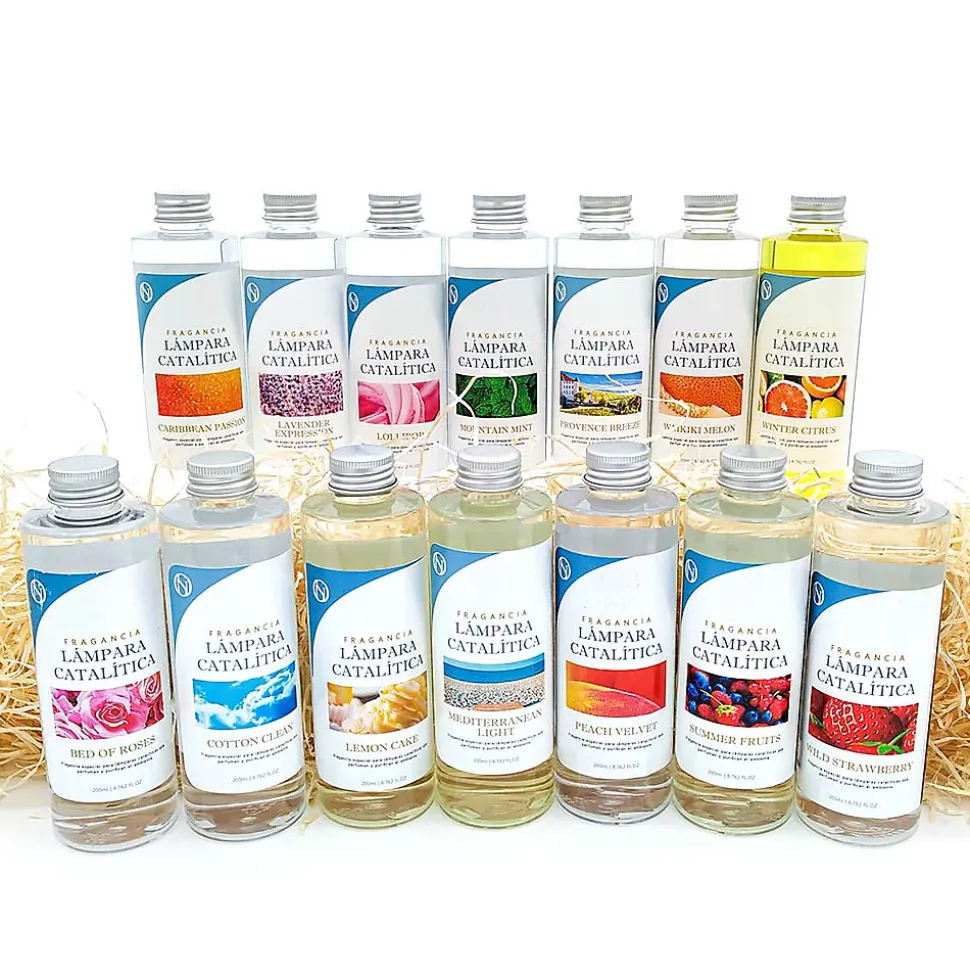 Parfum Wild Strawberry pour lampe catalytique (200 ml) - Élimine les mauvaises odeurs, parfume et nettoie l'environnement