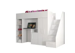 PARTY 14 Lit superposé 247/165/120 (blanc)