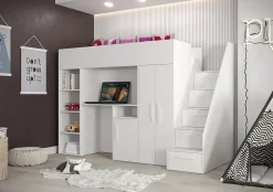 PARTY 14 Lit superposé 247/165/120 (blanc)