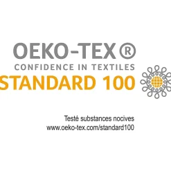 PARURE 3 P. 240 x 220 CM PERCALE IMP. 78 FILS ALLOVER BELOR - 220x240cm - Vert kaki