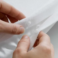 PARURE 3 P. 240 x 220 CM PERCALE IMP. 78 FILS ALLOVER BELOR - 220x240cm - Vert kaki