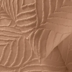 Parure 3 pièces 220x240cm tufté mocha - 220x240cm - Mocha