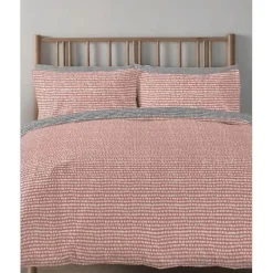 Parure de couette "Arri" toutes dimensions 100% Coton / 57 Fils/cm² - Arri Terracotta - Parure de couette 240 x 220 cm + 2 Taies d