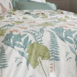 Parure de couette au style nature (240x220 cm - Vert)