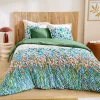 Parure de couette au style printanier (200x200 cm - Vert)