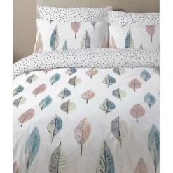 Parure de couette "Flynn" toutes dimensions 100% Coton / 57 Fils/cm² - Parure de couette 200 x 200 cm + 2 Taies d'oreiller 63 x 63