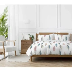 Parure de couette "Flynn" toutes dimensions 100% Coton / 57 Fils/cm² - Parure de couette 260 x 240 cm + 2 Taies d'oreiller 63 x 63