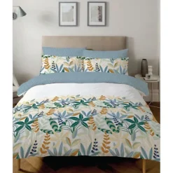 Parure de couette "Goyave" toutes dimensions 100% Coton / 57 Fils/cm² - Parure de couette 200 x 200 cm + 2 Taies d'oreiller 63 x 6