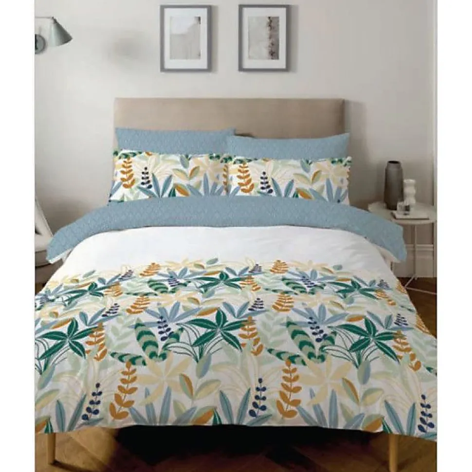 Parure de couette "Goyave" toutes dimensions 100% Coton / 57 Fils/cm² - Parure de couette 200 x 200 cm + 2 Taies d'oreiller 63 x 6