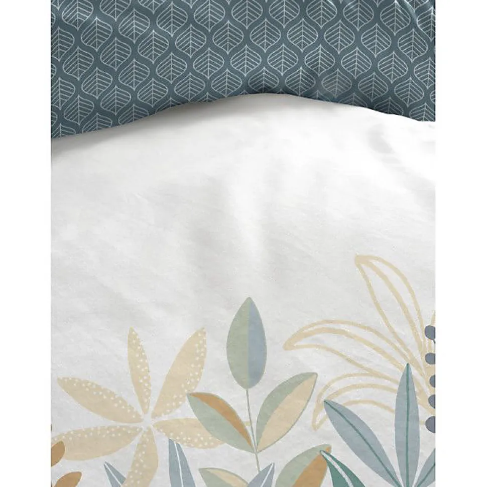 Parure de couette "Goyave" toutes dimensions 100% Coton / 57 Fils/cm² - Parure de couette 200 x 200 cm + 2 Taies d'oreiller 63 x 6