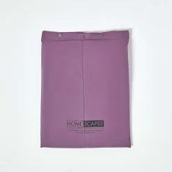 Parure de lit 100% coton égyptien 200 fils violet, 260x220cm - HOMESCAPES