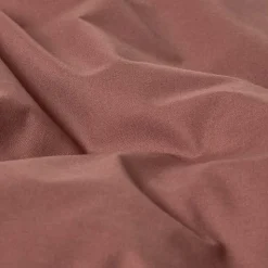 Parure de lit 100% coton égyptien 200 fils marron chocolat, 135x200cm - HOMESCAPES