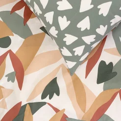 Parure de lit 2 personnes motif abstrait réversible 240x220cm