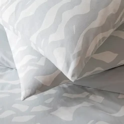 Parure de lit 2 personnes nuage réversible en coton 240x220cm