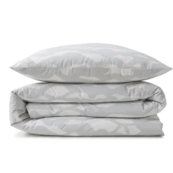 Parure de lit 2 personnes nuage réversible en coton 260x240cm