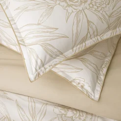 Parure de lit 2 personnes en satin de coton réversible 240x220cm