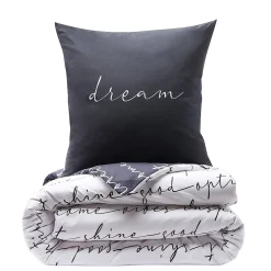 Parure de lit 2 personnes en microfibre 200x200cm