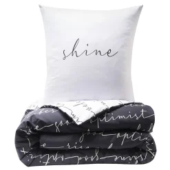 Parure de lit 2 personnes en microfibre 200x200cm