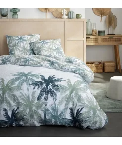 Parure de lit 2 personnes - TODAY - Sunshine 16.6 - 240 x 260 cm - 100% Coton imprimé