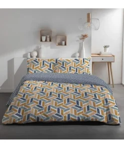 Parure de lit 2 personnes - TODAY - Sunshine 15.32 - 220 x 240 cm - 100% Coton imprimé