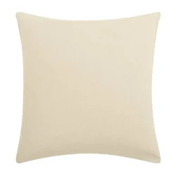 Parure de Lit 3 Pièces 100% Coton Fils Teints Meline beige 240 x 220 cm