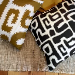 Parure de lit 2 pièces 240x220 cm BAKA microfibre motif abstrait