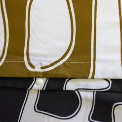 Parure de lit 2 pièces 240x220 cm BAKA microfibre motif abstrait