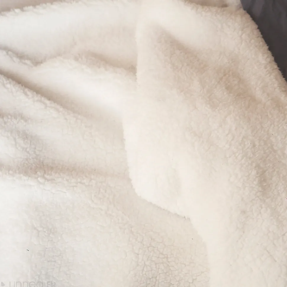 Parure de lit 3 pièces 240x220 cm microfibre et sherpa SHERPA Rose