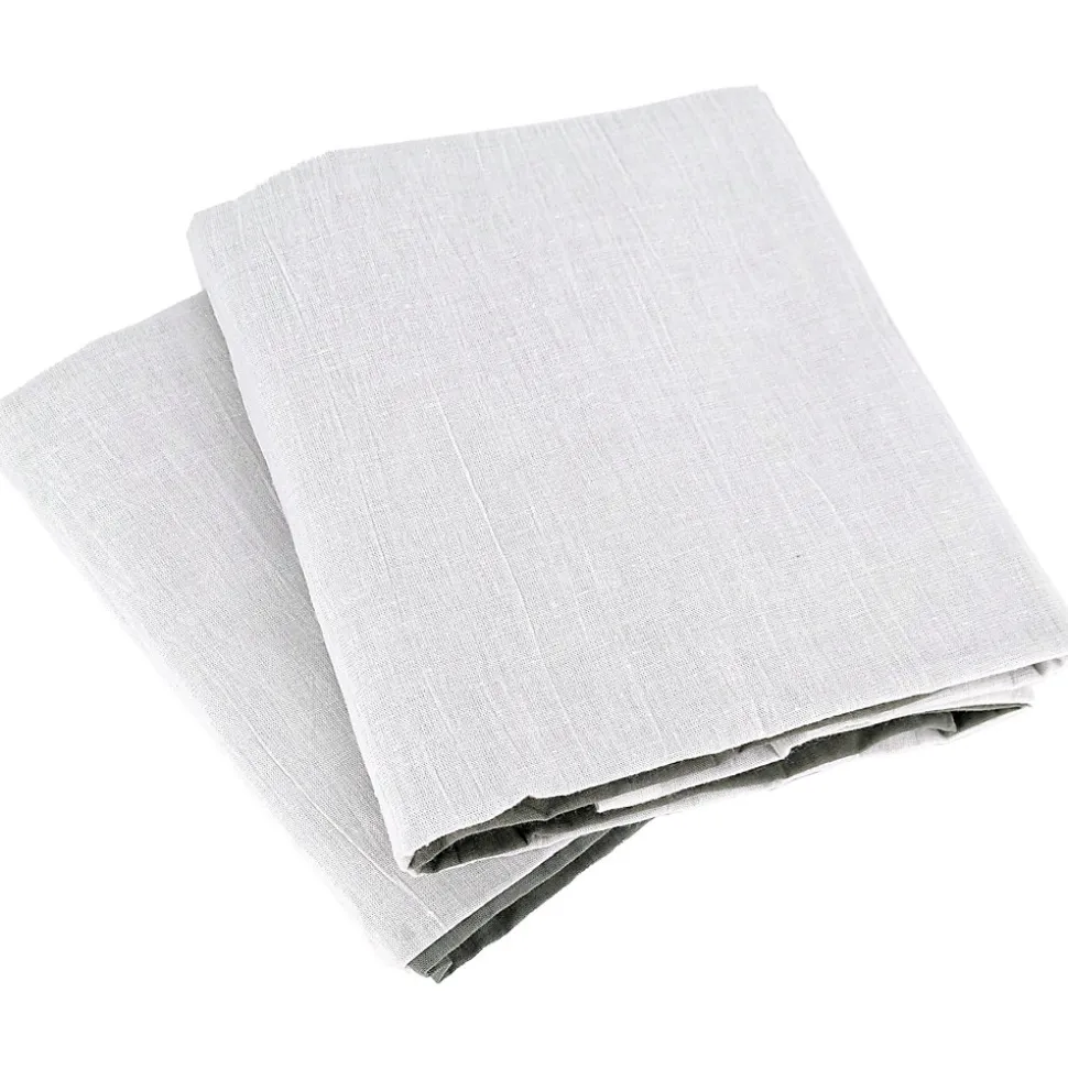 Parure de lit 3 pièces 260x240 cm HERBIER coton lavé