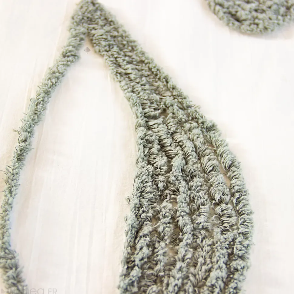 Parure de lit 3 pièces 260x240 cm HERBIER coton lavé