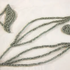 Parure de lit 3 pièces 240x220 cm HERBIER coton lavé