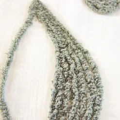 Parure de lit 3 pièces 240x220 cm HERBIER coton lavé