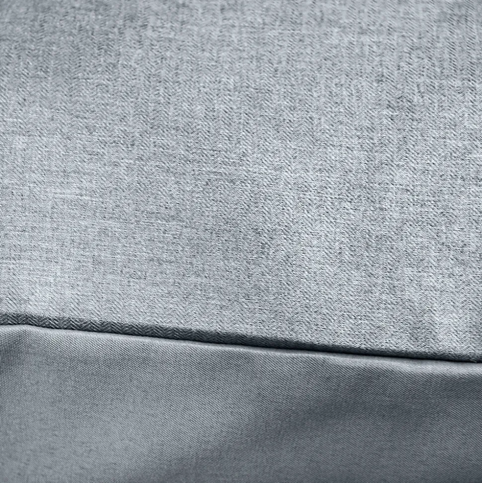 Parure de lit 3 pièces 240x220 cm SENSATION FLANELLE Ardoise