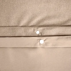 Parure de lit 3 pièces 240x220 cm microfibre SENSATION FLANELLE rose