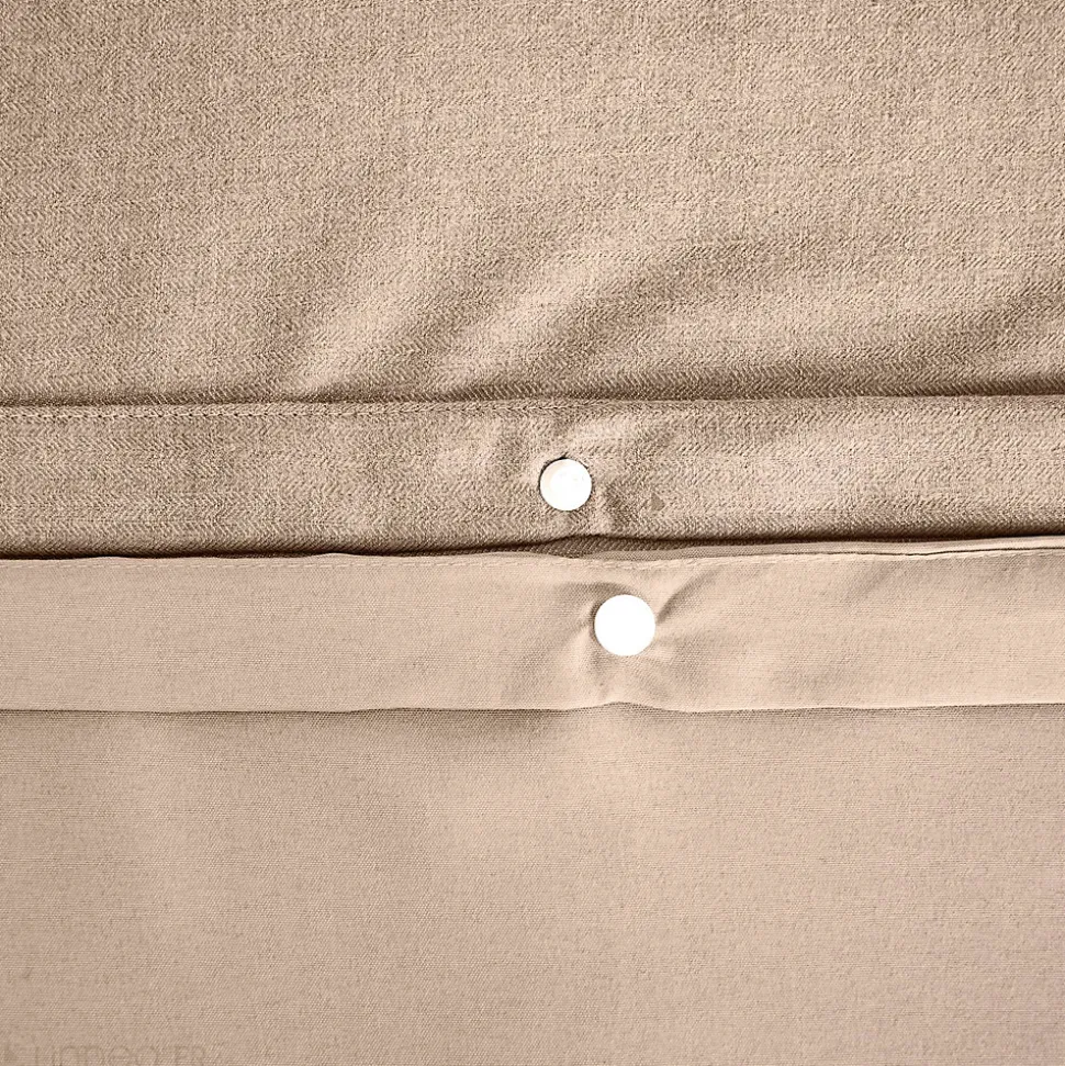 Parure de lit 3 pièces 240x220 cm microfibre SENSATION FLANELLE rose